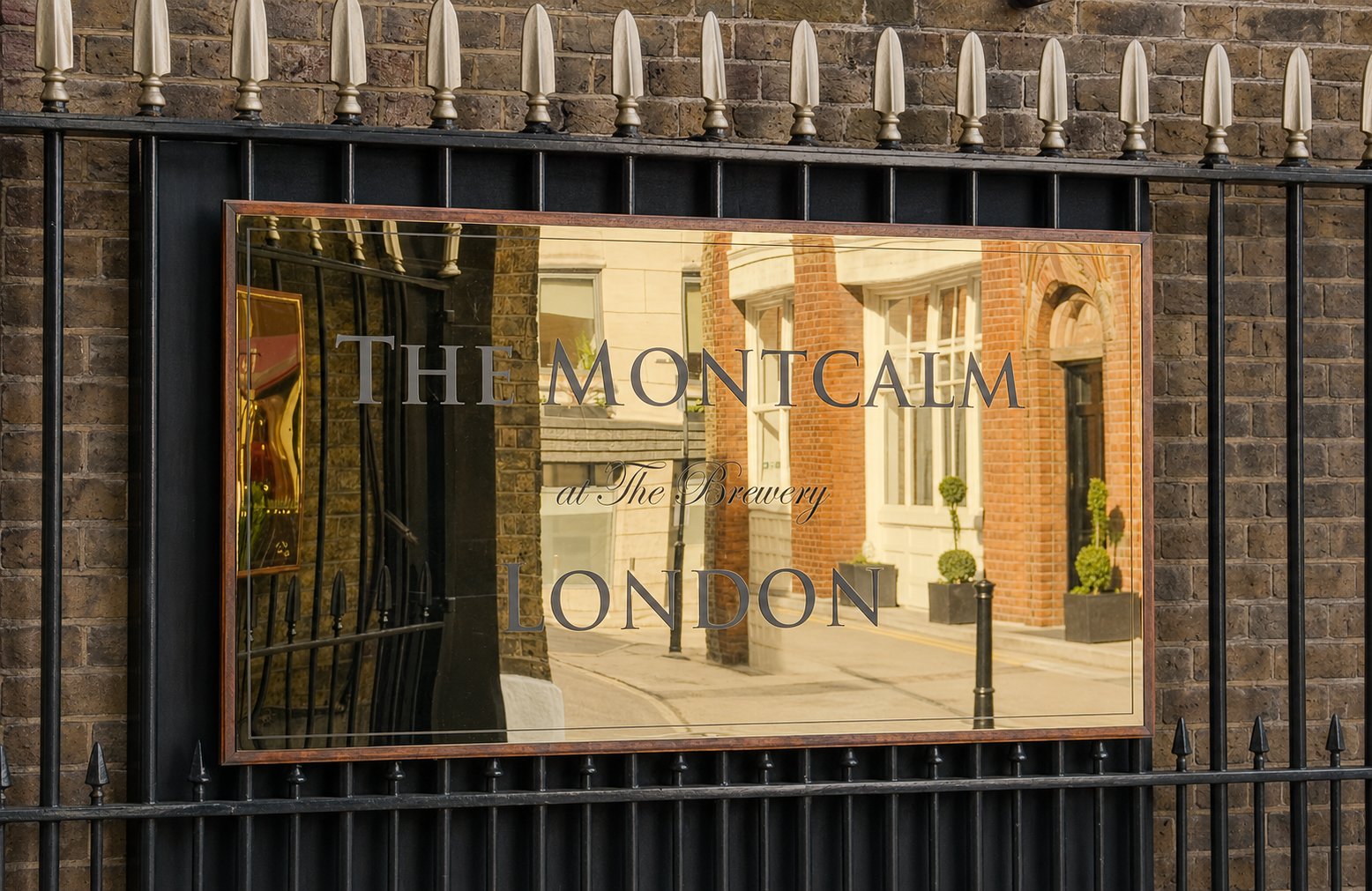 Montcalm London City at The Brewery hotel entrance in Barbican, London