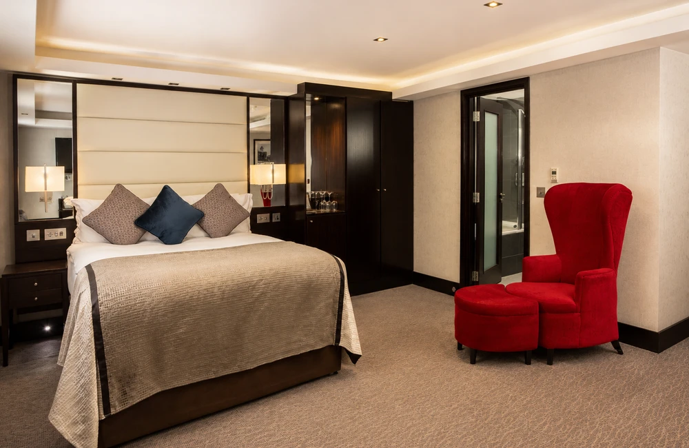 Executive bedroom at Montcalm London City at The Brewery